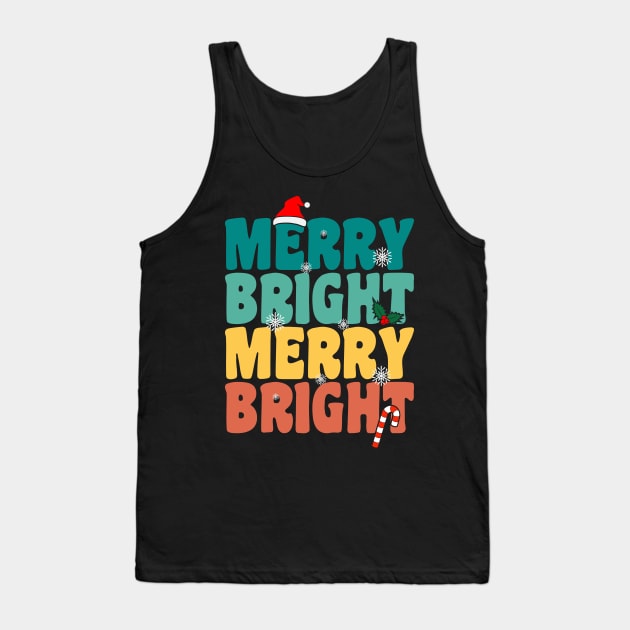 Merry and Bright Tank Top by MZeeDesigns